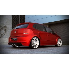 Накладка на задний бампер на Volkswagen Polo V ДОрестайл